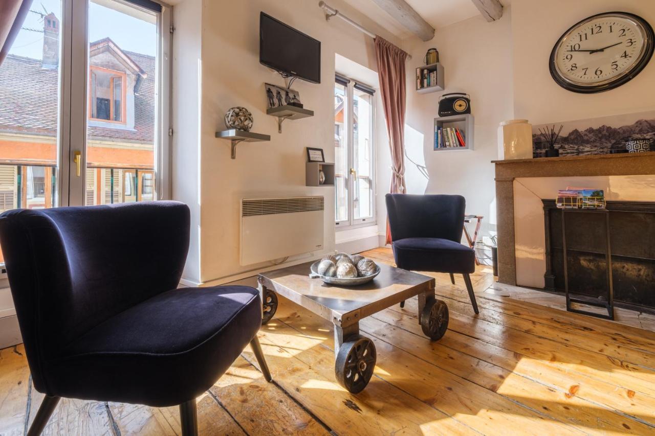 Au Grey D'Annecy, Studio Cosy Au Coeur De La Ville Bagian luar foto